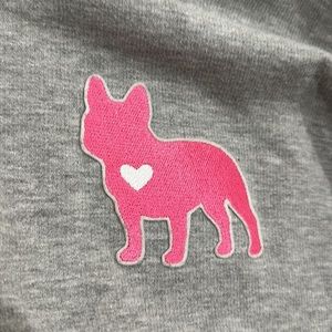 CUSTOM FRENCH BULLDOG HOODIE MENS SIZE XL NO TAGS